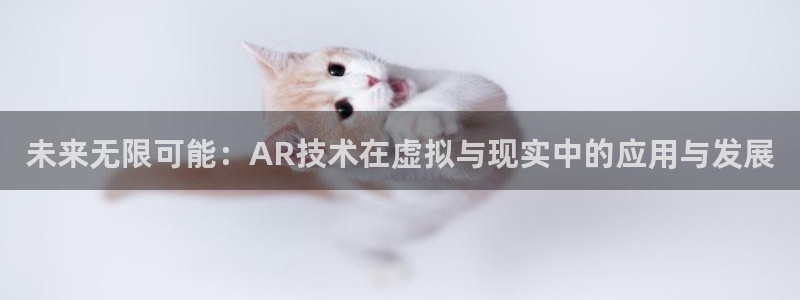 九游会官网j9：未来无限可能：AR技术在虚拟与现实中的应用与